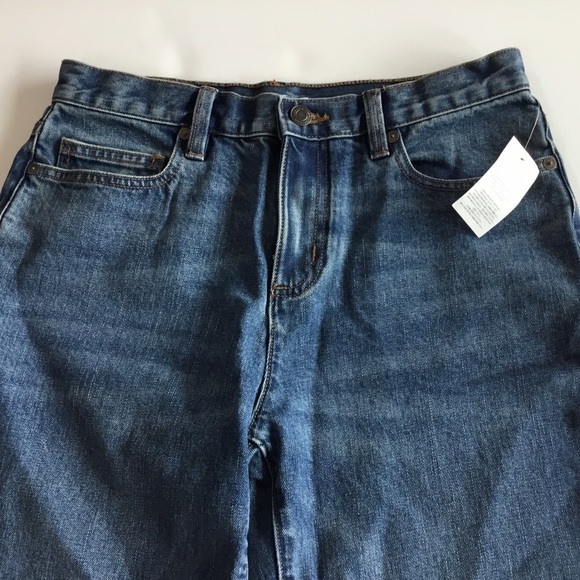 NWT LANDS’ END Petite Blue Jeans. Size 4/P - Picture 3 of 5